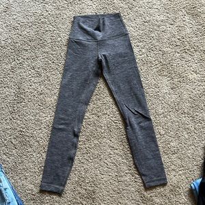 Lululemon grey align leggings, size 4